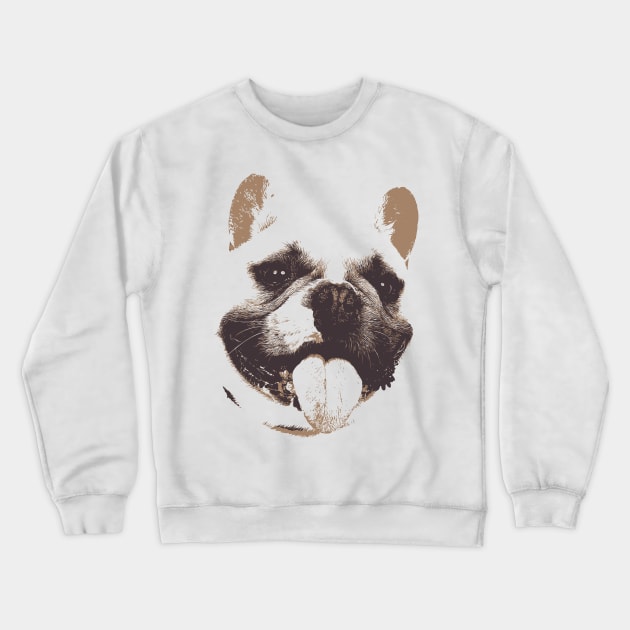 The Pug Face Crewneck Sweatshirt by mybeautypets